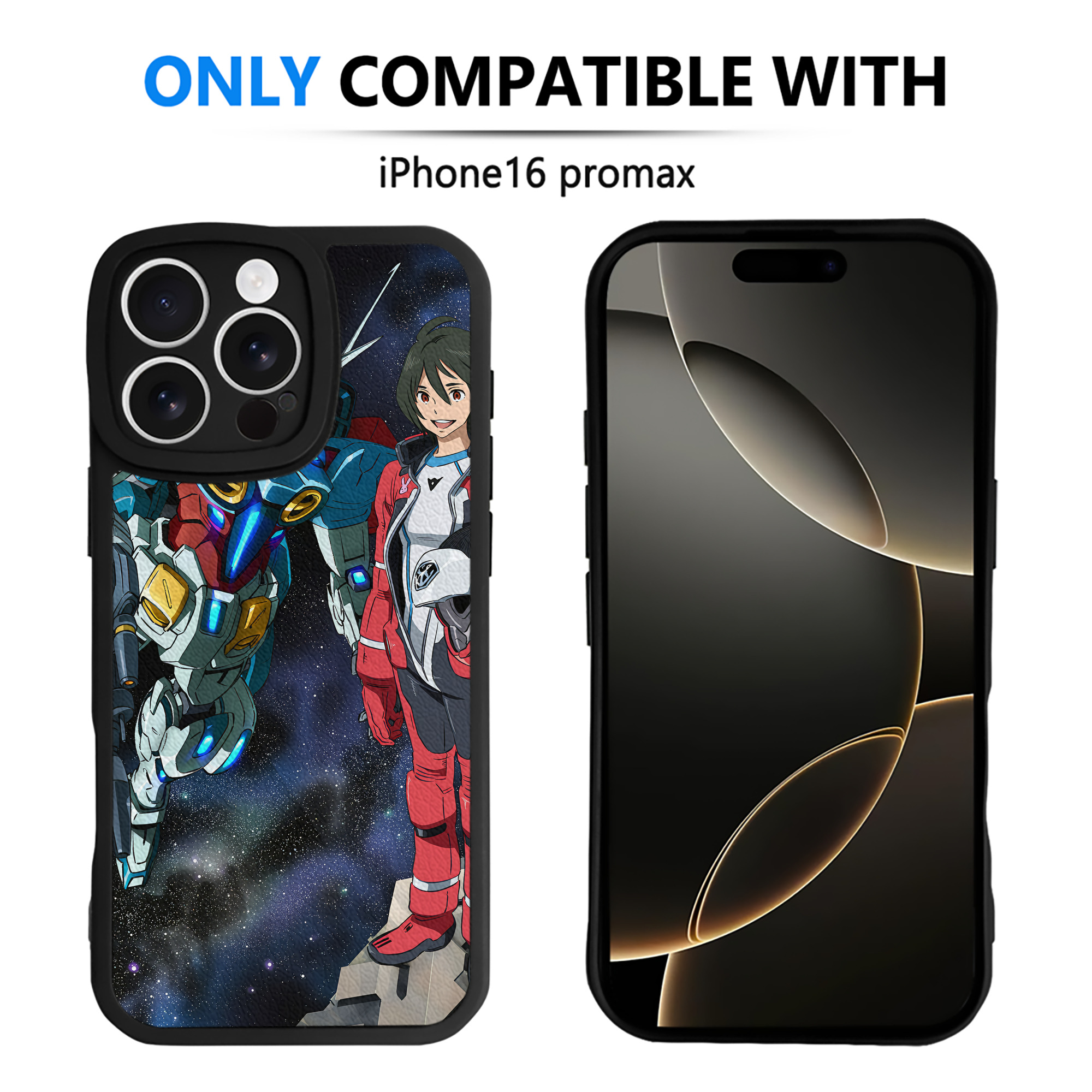 （画像用） 機動戦士ガンダム Mobile Suit Gundam 【iPhone 16シリーズ対応】シリコンスマホケース（レザー調） 材質：シリコン
